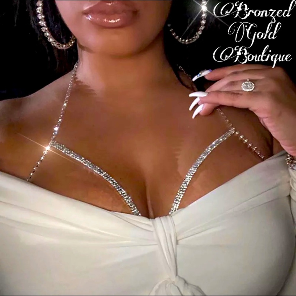 Rhinestone Bra